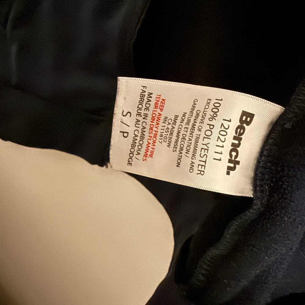 Men’s Bench Navy Jacket - Picture 5 of 5